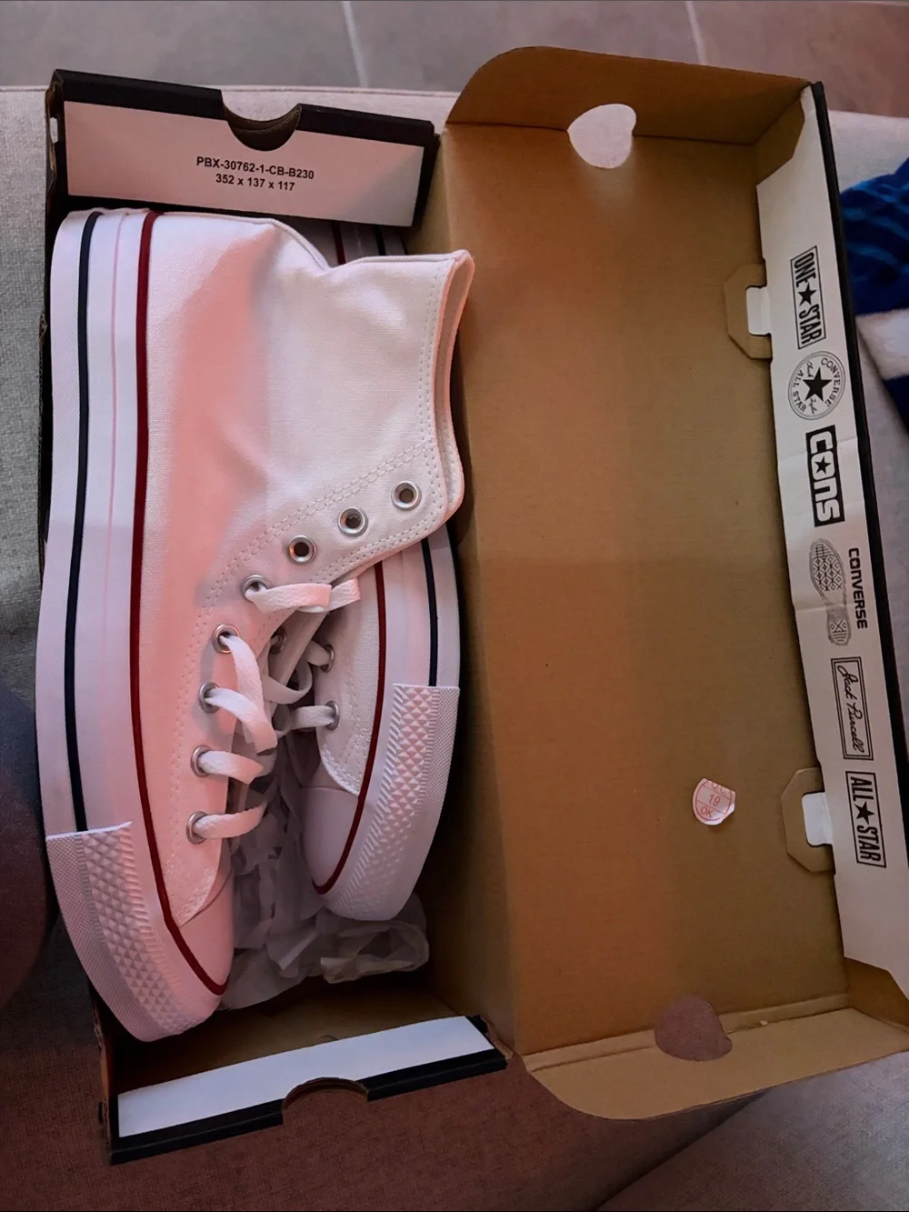Converse White High Top